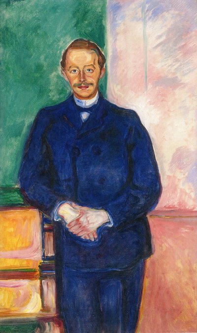 Dr. Max Linde im Segleranzug von Edvard Munch